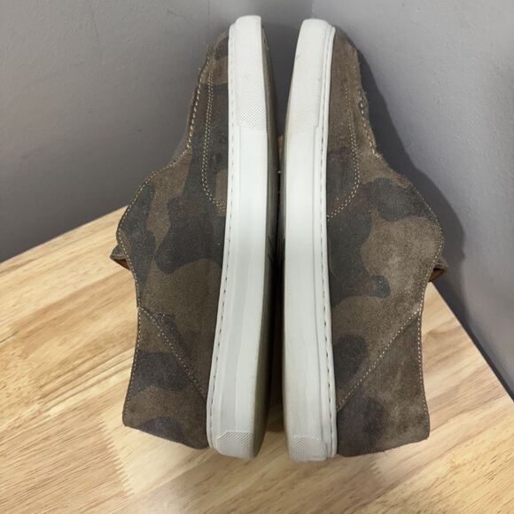 Peter Millar Loafers Mens 10.5 Green Camouflage Suede‎ Slip On Boat Shoes main image 5